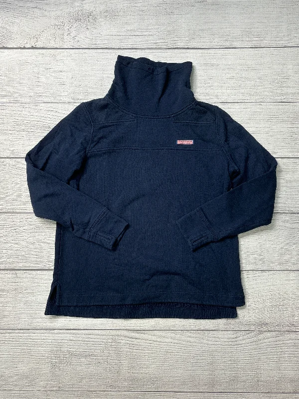 Men's Hoodies for Skinny MenSweatshirt Collar By Vineyard Vines In Navy, Size: S