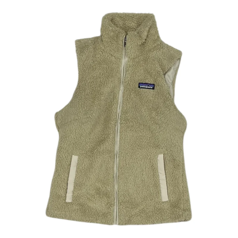 Men's Coats Made in ItalyVest Fleece By Patagonia In Tan, Size:S