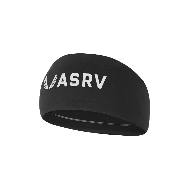 Plain Beanie Caps0939. WarpFlexx™ Headband - Black "ASRV"