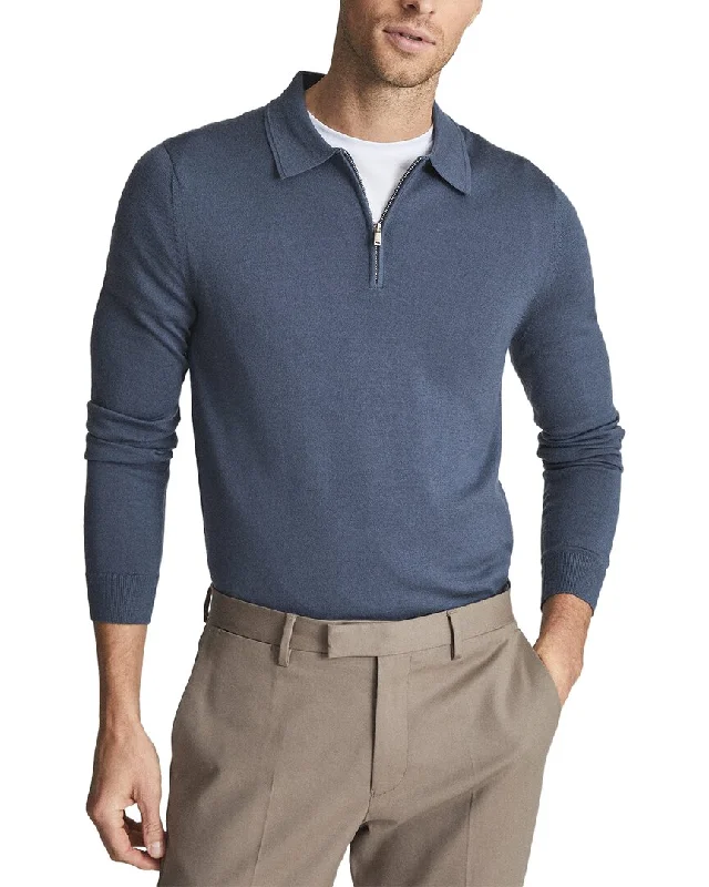 Men's Sweaters with Pockets and ZippersReiss Robertson Wool Sweater
