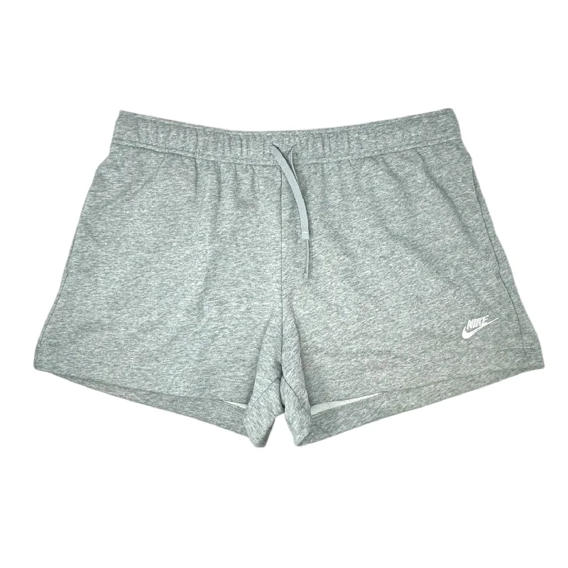 Men's Cool Linen Shorts for SummerStandard Fit Mid Rise Athletic Shorts By Nike Apparel In Grey, Size: Xl Men's Cool Linen Shorts for SummerStandard Fit Mid Rise Athletic Shorts By Nike Apparel In Grey, Size: Xl