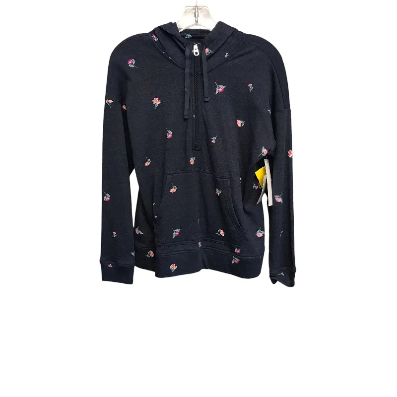 Men's Hoodies with ThumbholesSweatshirt Hoodie By Croft And Barrow In Navy, Size:Mp