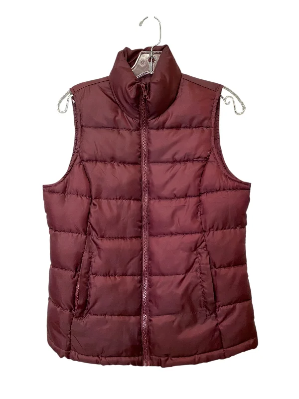 Men's Coats with Multi-Pocket DesignVest Puffer & Quilted By Clothes Mentor In Maroon, Size: S Men's Coats with Multi-Pocket DesignVest Puffer & Quilted By Clothes Mentor In Maroon, Size: S