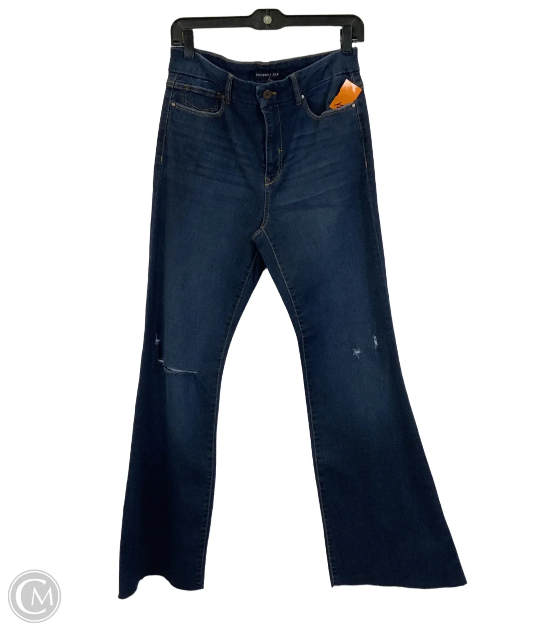Men's Straight-Leg JeansJeans Flared By Clothes Mentor In Blue Denim, Size: 8