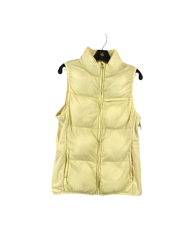 Men's Coats with Flannel LiningVest Puffer & Quilted By Fabletics In Green, Size: M