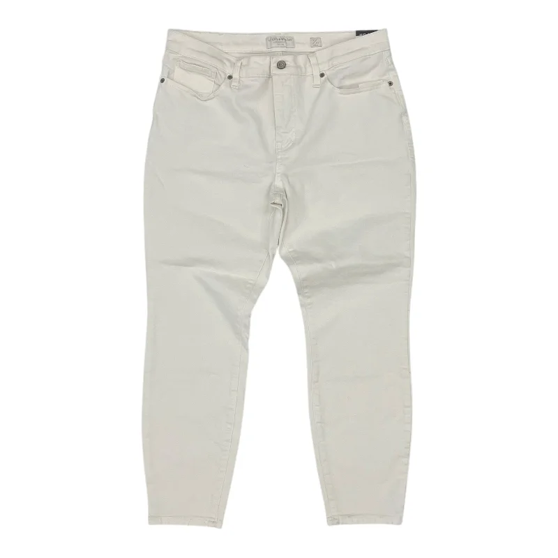 Latest Designer Men's JeansJeans Skinny By Lucky Brand In White Denim, Size:12