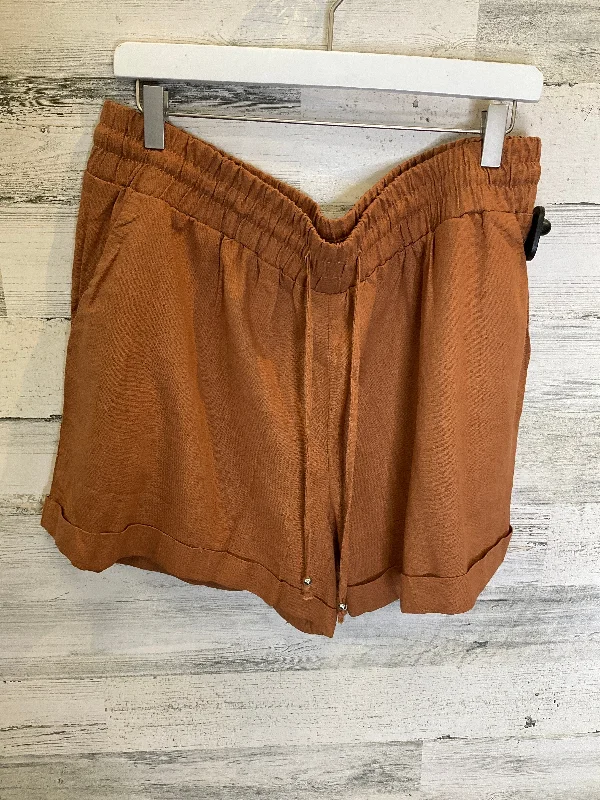 Men's Casual Short-Length Chino PantsBrown Shorts Clothes Mentor, Size 1x