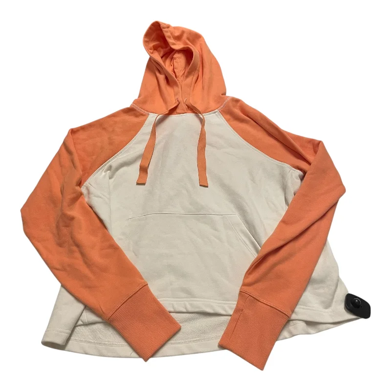 Men's Hoodies for GymSweatshirt Hoodie By Sweaty Betty In Orange & White, Size: S