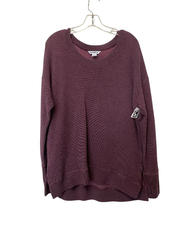 Elevated Men's Lounge HoodiesSweatshirt Crewneck By Athleta In Purple, Size: Xl