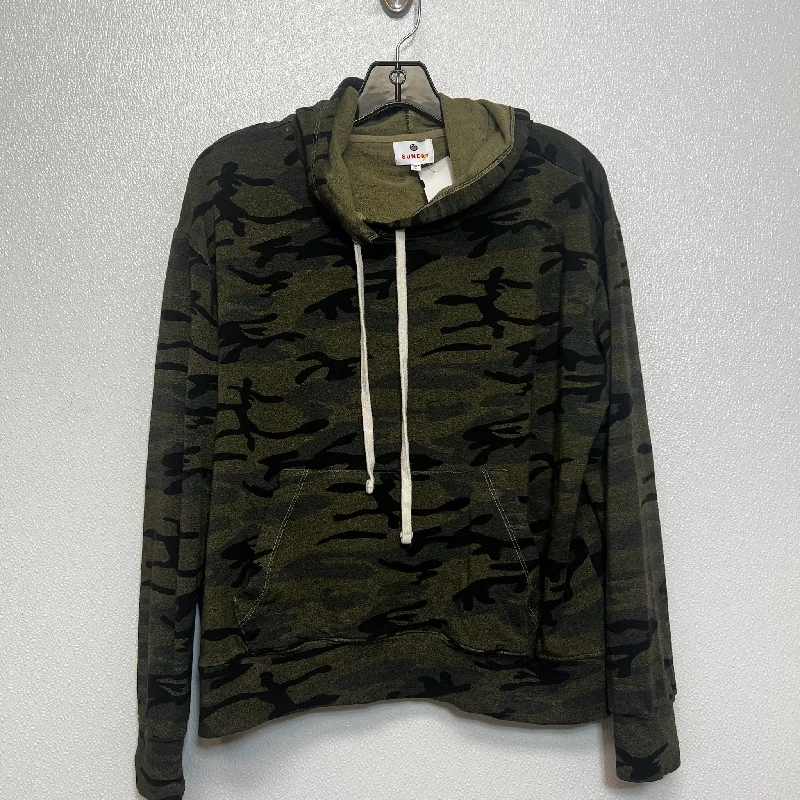 Men's Hoodies with Asymmetric ZippersSweatshirt Hoodie By Sundry In Camoflauge, Size: M Men's Hoodies with Asymmetric ZippersSweatshirt Hoodie By Sundry In Camoflauge, Size: M