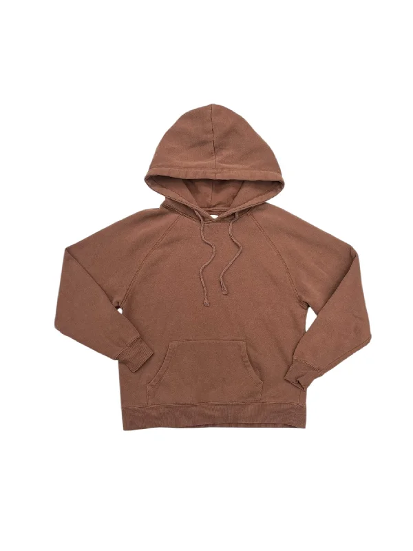Practical Men's Water-Resistant HoodiesSweatshirt Hoodie By THE DROP In Brown, Size: S