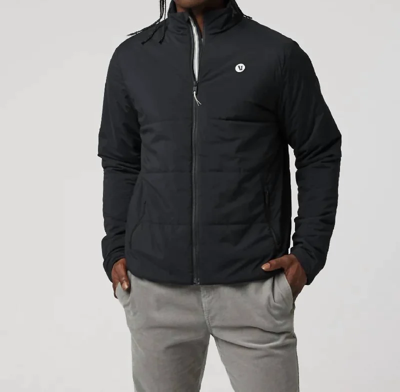 Men's Sweaters with High-Low HemlinesEcho Insulated Jacket 2.0 In Black