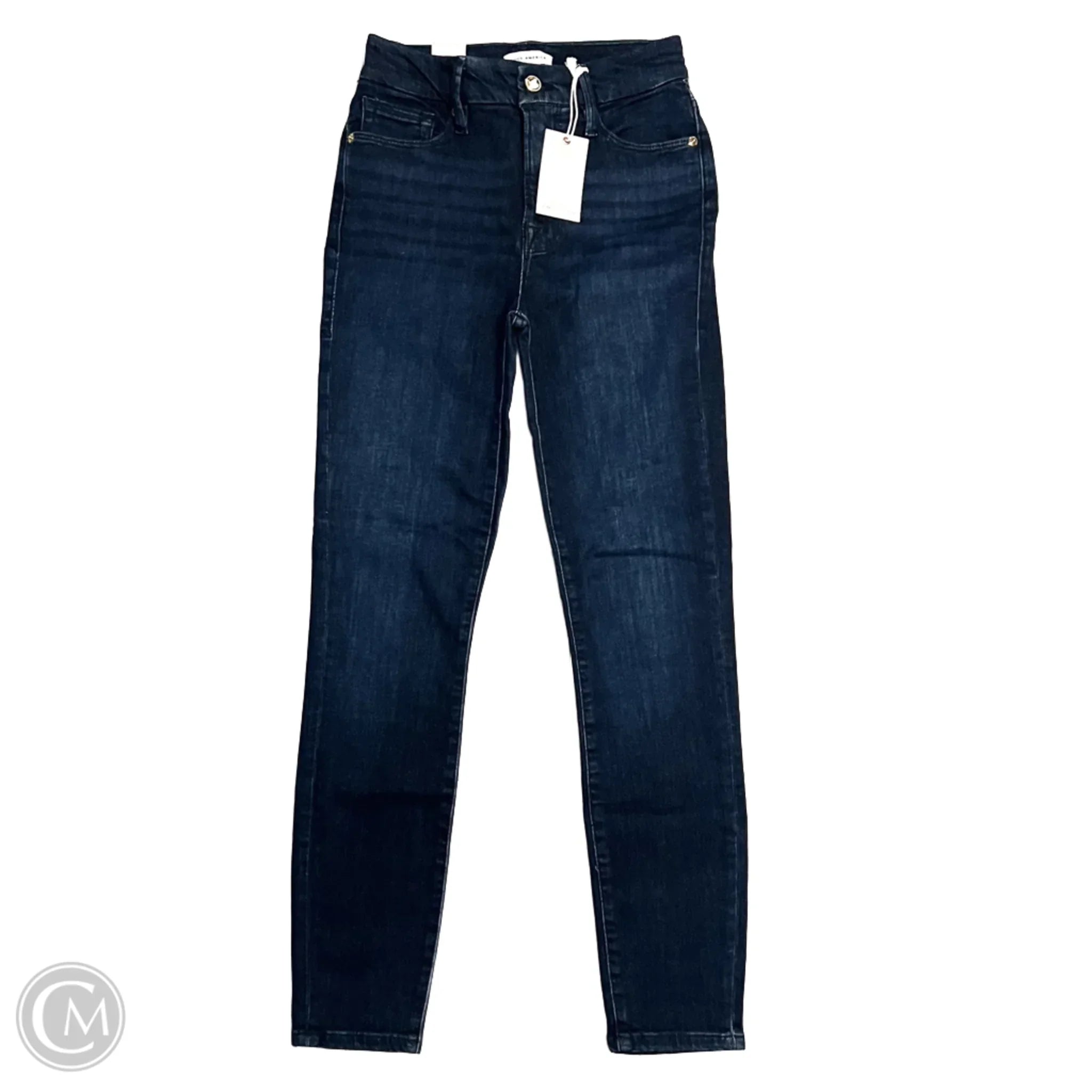 High-Quality Ripped Men's JeansJeans Skinny By Good American In Blue Denim, Size: 0