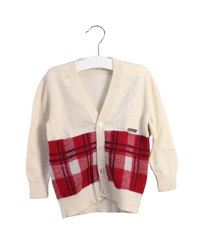 Men's Sweaters with Low-Neck DesignsNicholas & Bears Scarf & Cardigan 12-18M