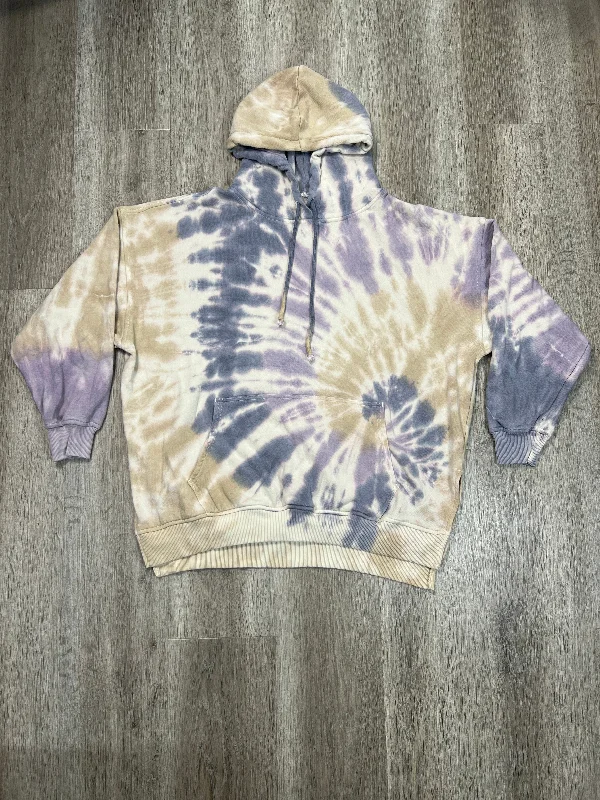 Men's Hoodies with Button-Down PocketsSweatshirt Hoodie By American Eagle In Tie Dye Print, Size: S Men's Hoodies with Button-Down PocketsSweatshirt Hoodie By American Eagle In Tie Dye Print, Size: S