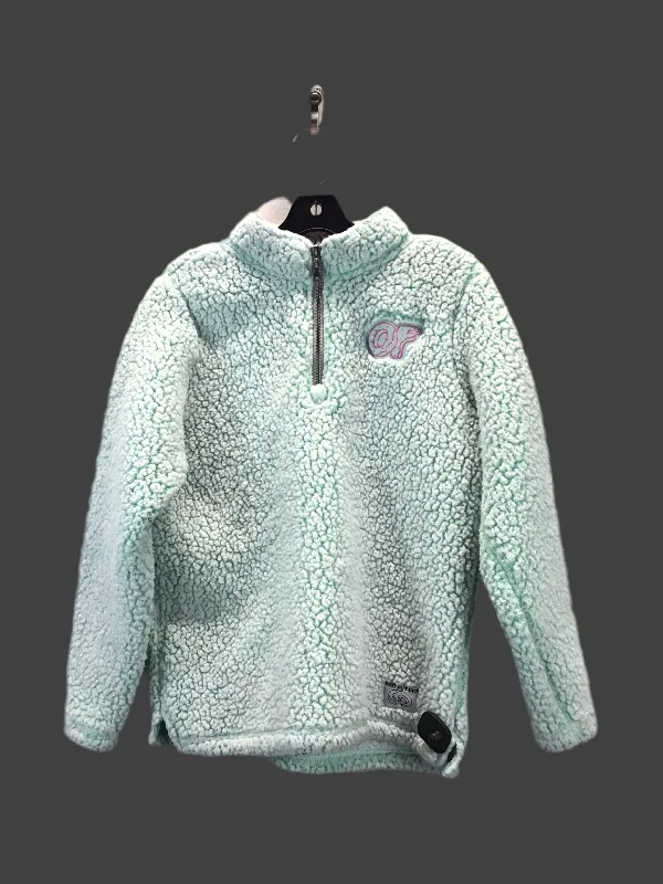 Men's Hoodies with Reflective StripesSweatshirt Crewneck By Clothes Mentor In Green & Grey, Size: M Men's Hoodies with Reflective StripesSweatshirt Crewneck By Clothes Mentor In Green & Grey, Size: M