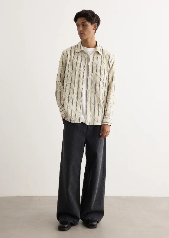 Men's Shirts with Adjustable HemlinesCave Relaxed Shirt
