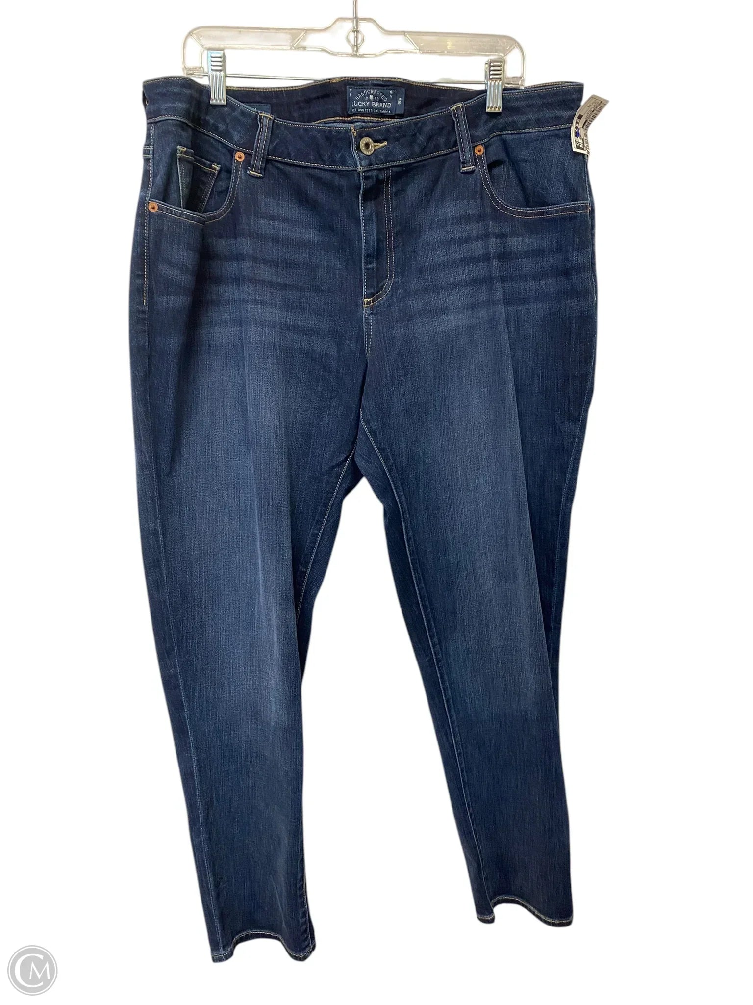 High-Waisted Men's JeansJeans Skinny By Lucky Brand In Blue Denim, Size: 16