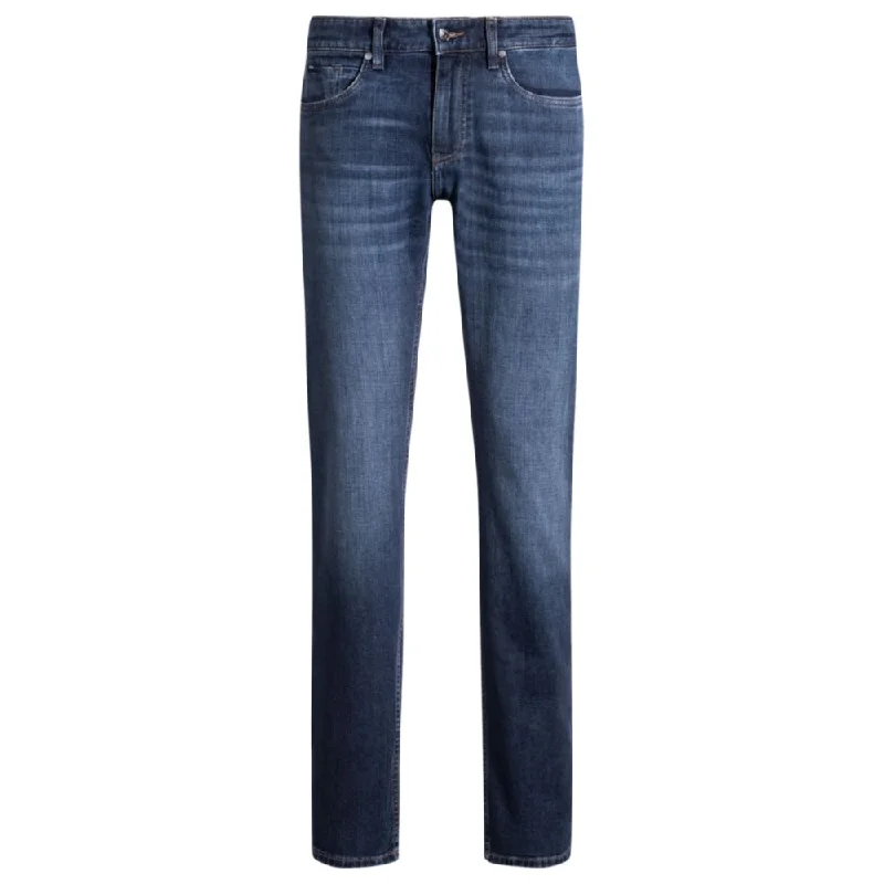 Inexpensive Rip and Tear Men's JeansDelaware slim-fit jeans in blue comfort-stretch denim