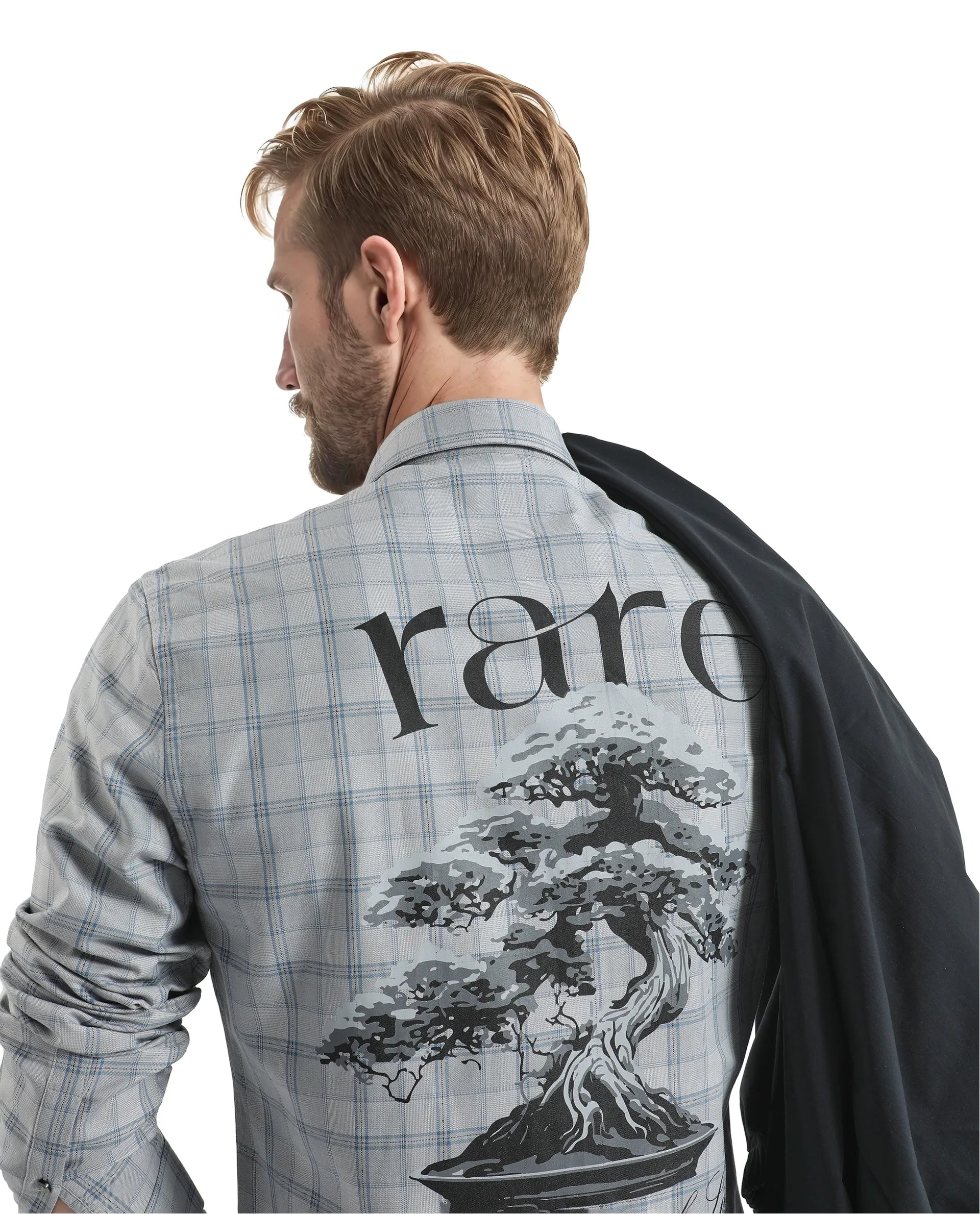 Men's V-Neck T-Shirts for a Flattering ShapeRare Rabbit Men's Koten Grey Cotton Fabric Full Sleeve Button Closure Regular Fit Floral Back Print Checks Shirt Men's V-Neck T-Shirts for a Flattering ShapeRare Rabbit Men's Koten Grey Cotton Fabric Full Sleeve Button Closure Regular Fit Floral Back Print Checks Shirt