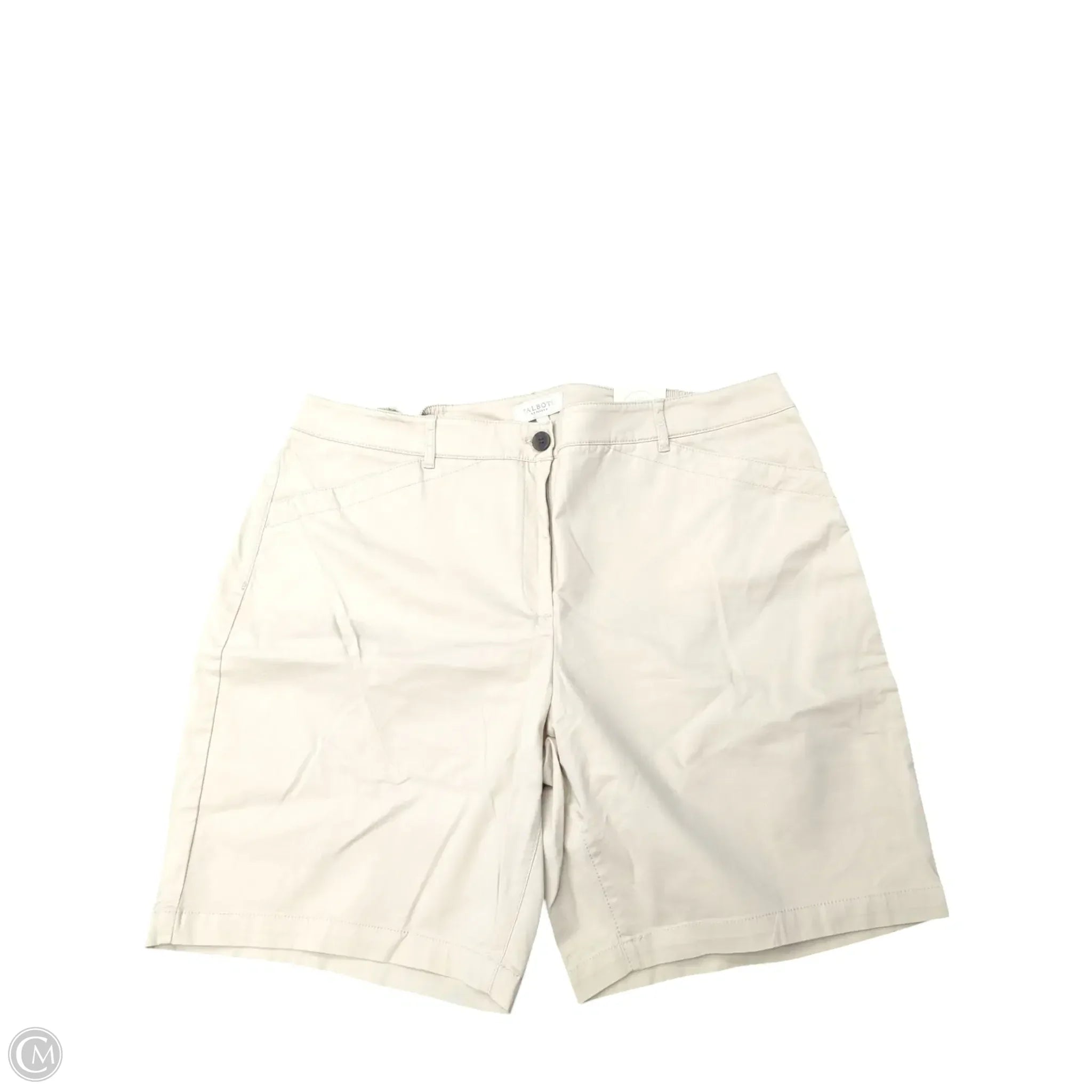 Men's Comfortable and Stretchy Loungewear ShortsShorts By Talbots In Tan, Size: 18