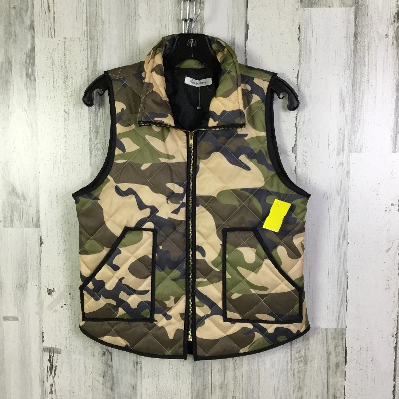 Men's Coats with Chest PocketsVest Puffer & Quilted By Clothes Mentor In Camouflage Print, Size: S Men's Coats with Chest PocketsVest Puffer & Quilted By Clothes Mentor In Camouflage Print, Size: S