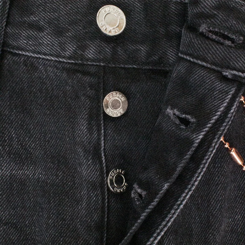 Oversized Men's JeansRELAXED CARPENTER BLACK SKINNY JEANS