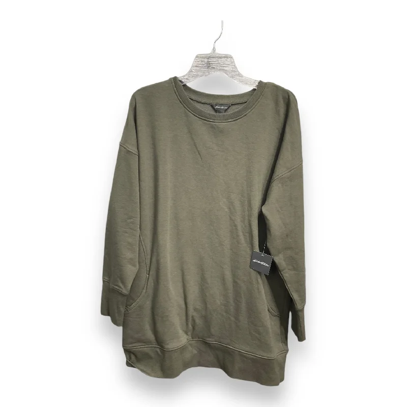 Men's Hoodies for Active LifestylesSweatshirt Crewneck By Eddie Bauer In Green, Size: L Men's Hoodies for Active LifestylesSweatshirt Crewneck By Eddie Bauer In Green, Size: L