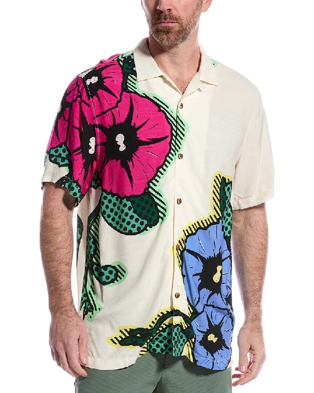 Men's Stain-Resistant Shirts for Mess-Free WearTommy Bahama Veracruz Cay Cyber Blossom Shirt