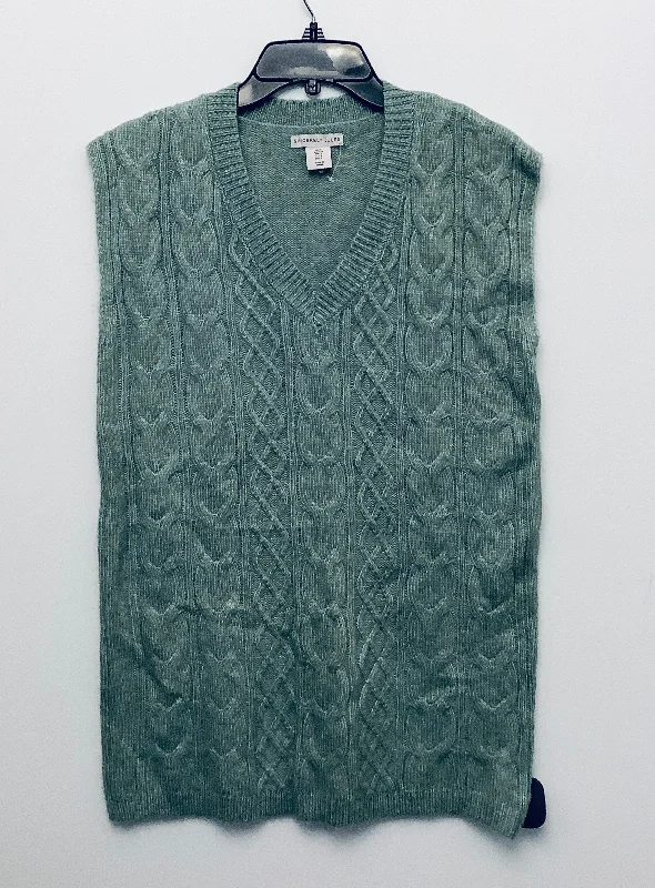 Men's Coats without LiningVest Sweater By Cmc In Green, Size: S