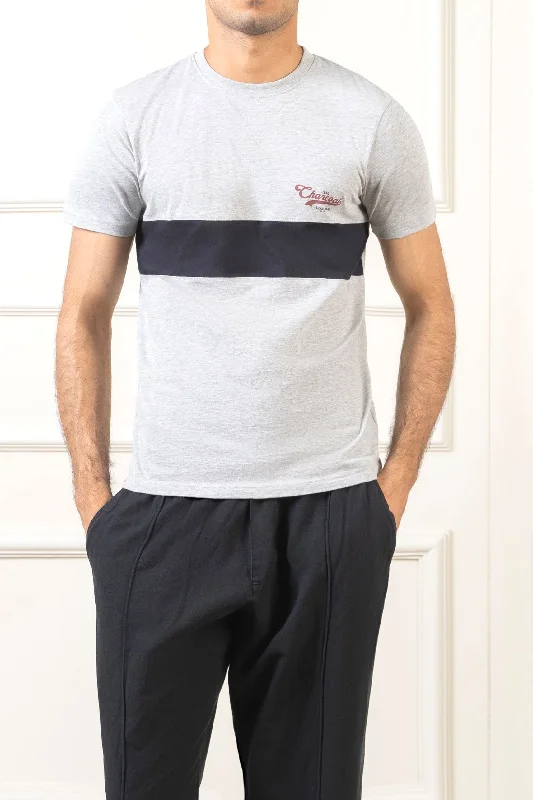 Men's Shirts with Rounded HemlinesT SHIRT HEATHER GREY