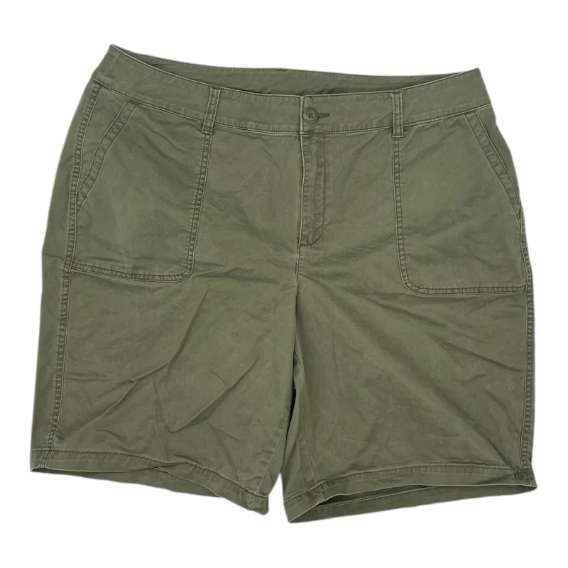 Men's Quick-Drying Swimwear ShortsShorts By Lane Bryant In Green, Size:18