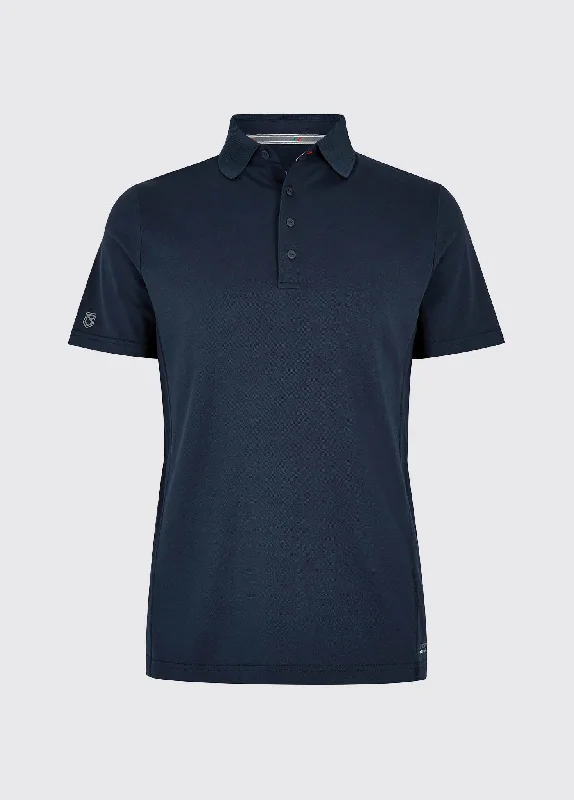Men's Flowy Shirts for a Relaxed LookSorrento Mens Short-sleeved Polo - Navy