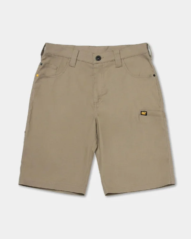 Men's Classic Denim Jean ShortsMen's Stretch Canvas Utility Short - 9" Inseam In Khaki Men's Classic Denim Jean ShortsMen's Stretch Canvas Utility Short - 9" Inseam In Khaki
