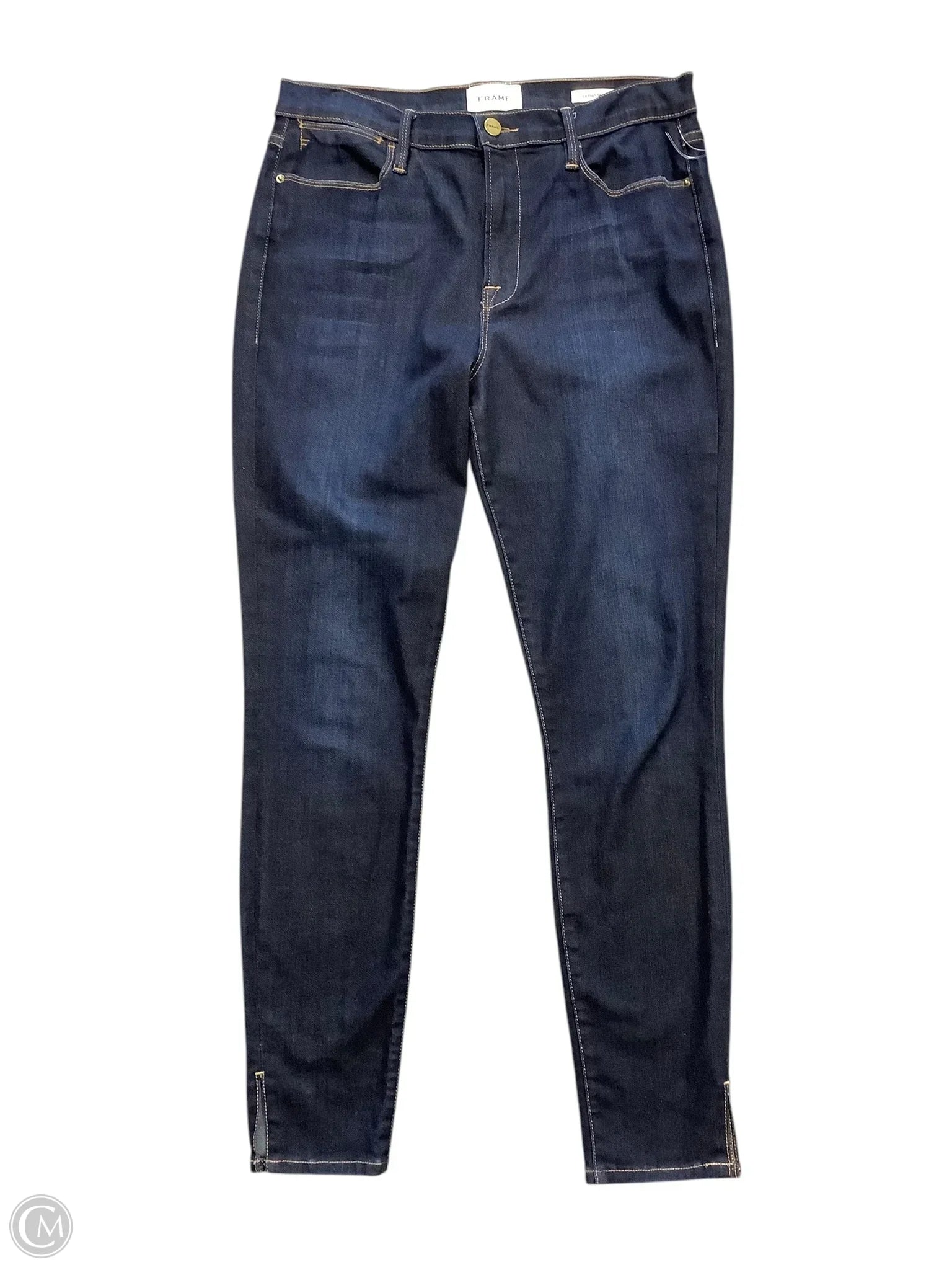 Authentic Men's Denim JeansJeans Skinny By Frame In Blue Denim, Size: 10(30)