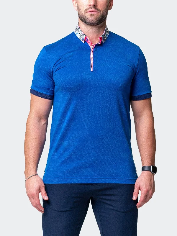 Men's Shirts with Patch PocketsPolo MozartTazo Blue