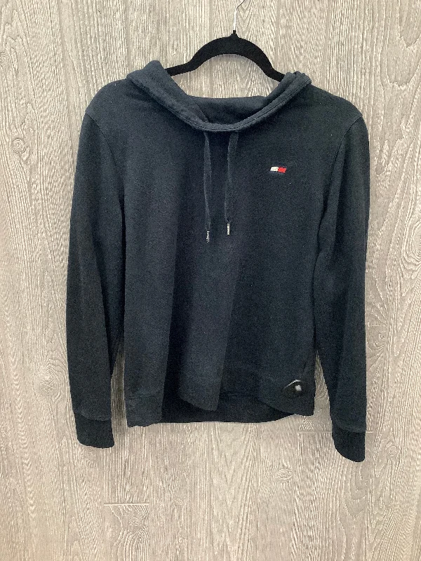 Men's Hoodies with Vintage StyleSweatshirt Crewneck By Tommy Hilfiger In Black, Size: M Men's Hoodies with Vintage StyleSweatshirt Crewneck By Tommy Hilfiger In Black, Size: M