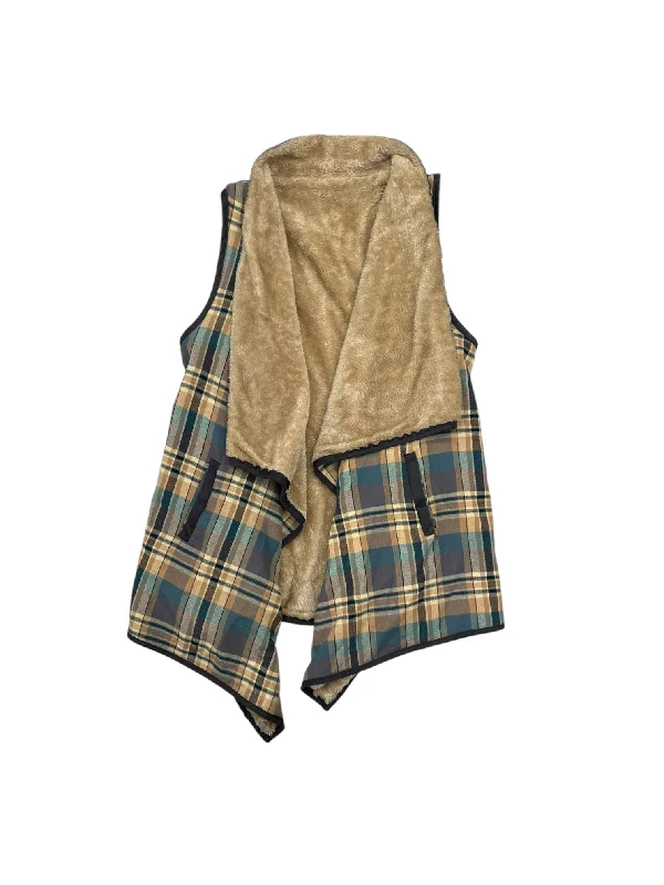 Modern Men's Field JacketsVest Other By Clothes Mentor In Plaid Pattern, Size: M