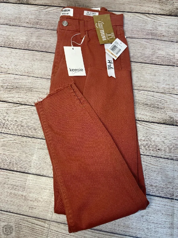 Modern Men's JeansJeans Skinny By Kensie In Orange Denim, Size: 2