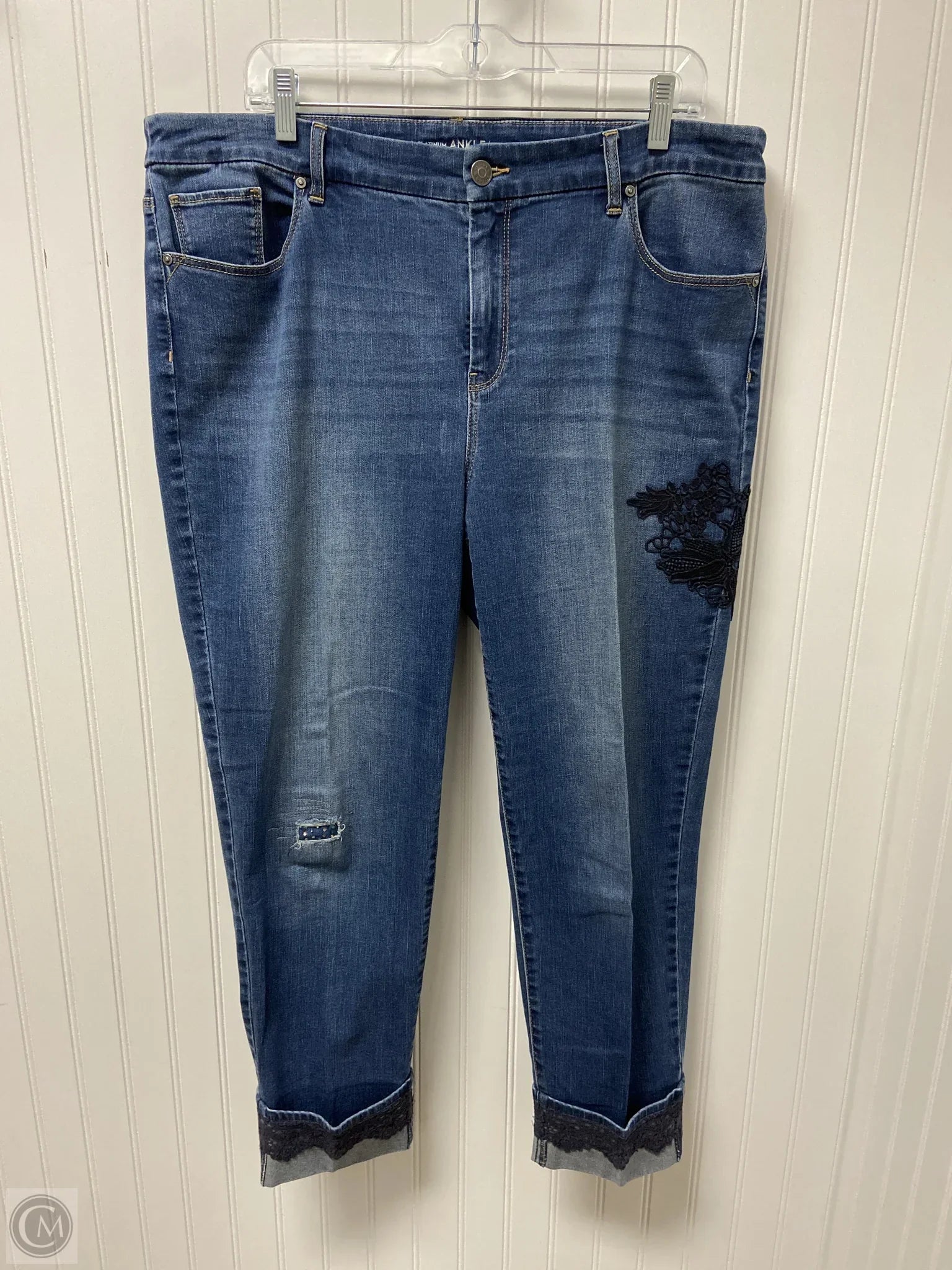Durable Workwear Men's JeansJeans Straight By Chicos In Blue Denim, Size: 14
