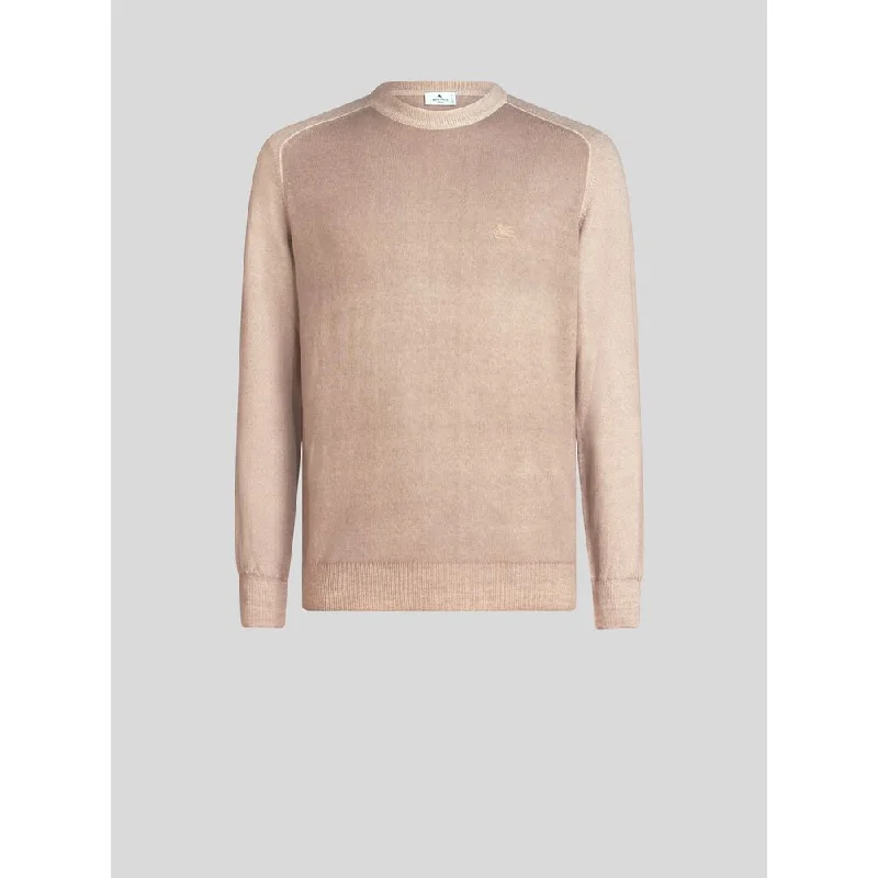 Athletic Men's Performance SweatersWOOL JUMPER WITH LOGO