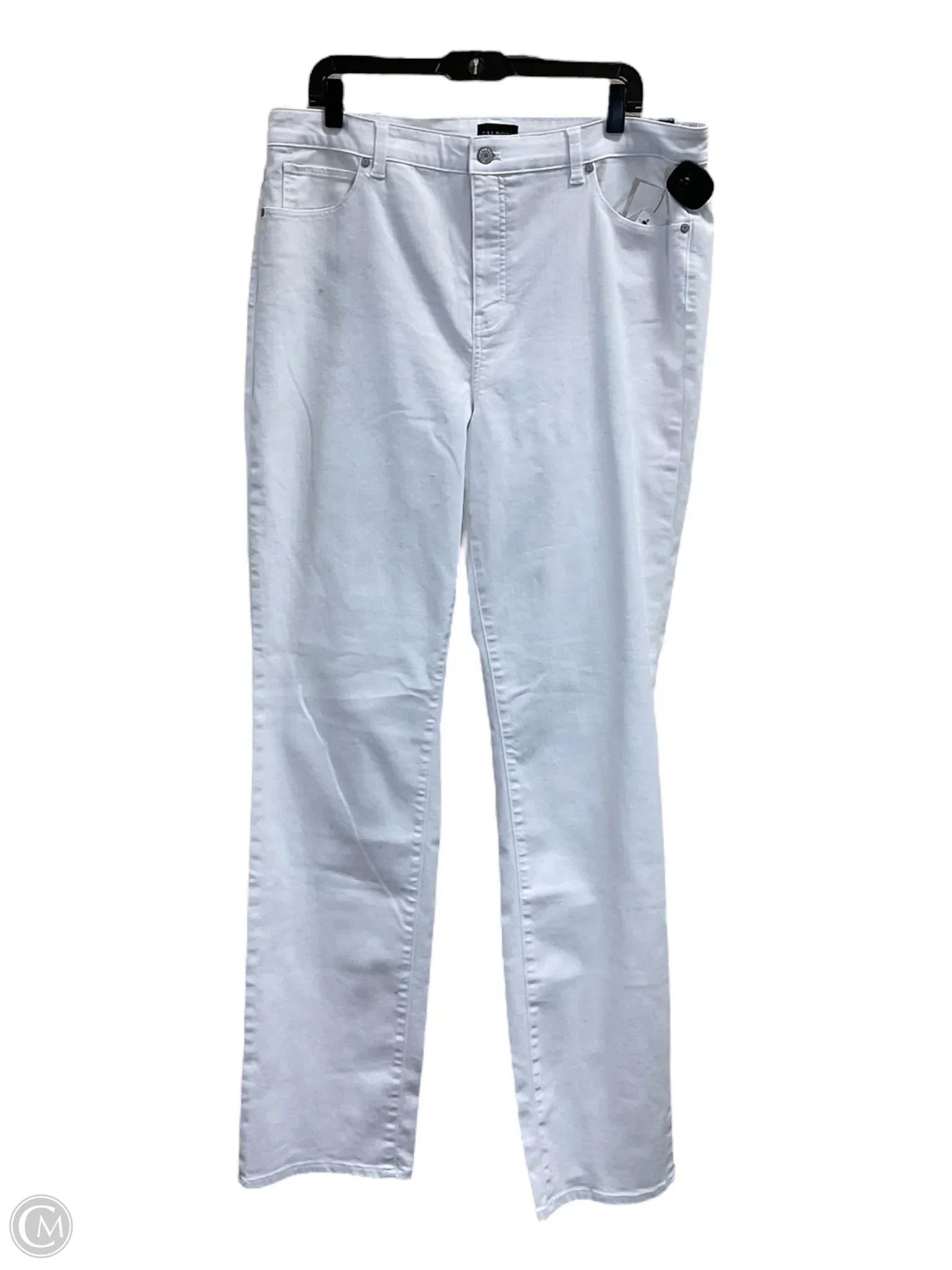 Classic Men's Jeans StyleJeans Straight By Talbots In White Denim, Size: 16l