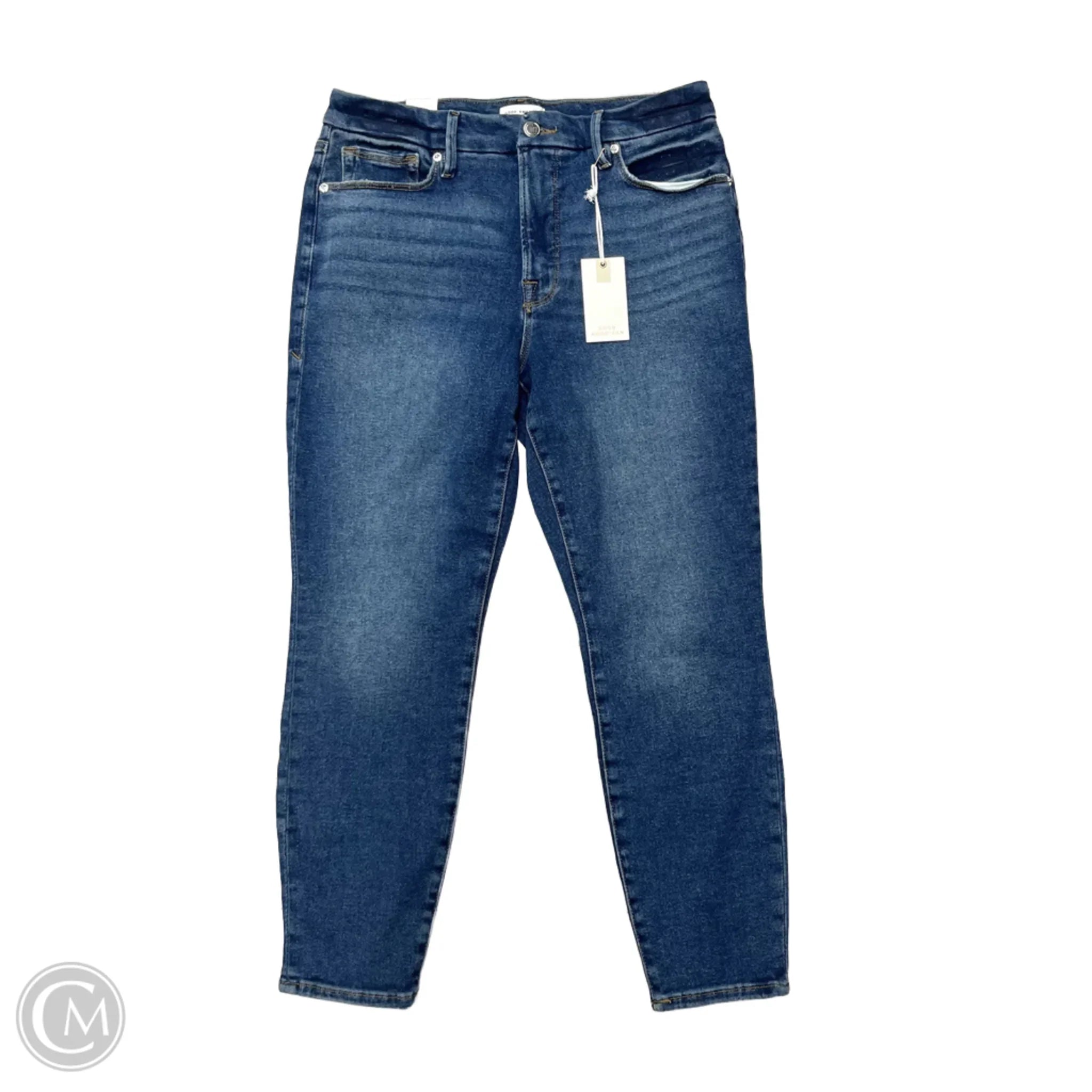Fashion-Forward Men's JeansJeans Skinny By Good American In Blue Denim, Size: 10