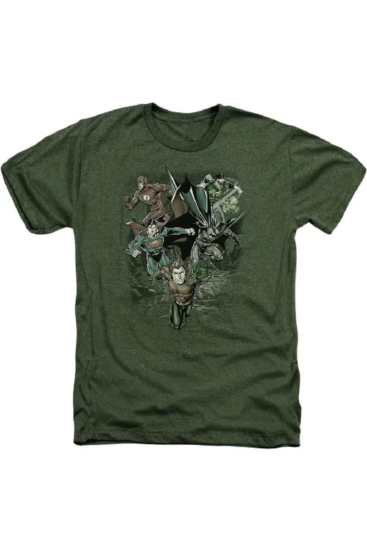 Men's Shirts for BoatingJustice League of America Spacing Out Adult Heather Tee / T-Shirt Men's Shirts for BoatingJustice League of America Spacing Out Adult Heather Tee / T-Shirt
