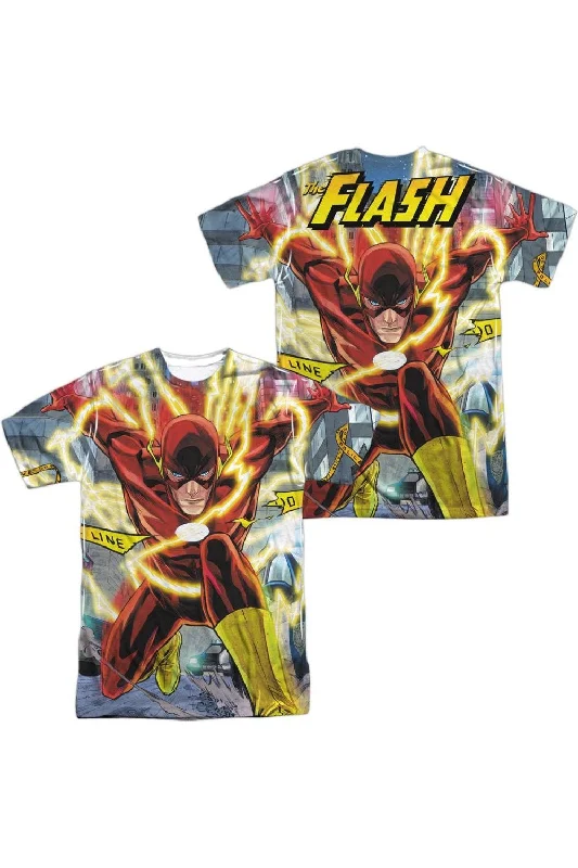 Men's Short-Sleeved ShirtsJustice League of America Police Line (Front/Back Print) Short Sleeve Adult Poly Crew Tee / T-Shirt Men's Short-Sleeved ShirtsJustice League of America Police Line (Front/Back Print) Short Sleeve Adult Poly Crew Tee / T-Shirt