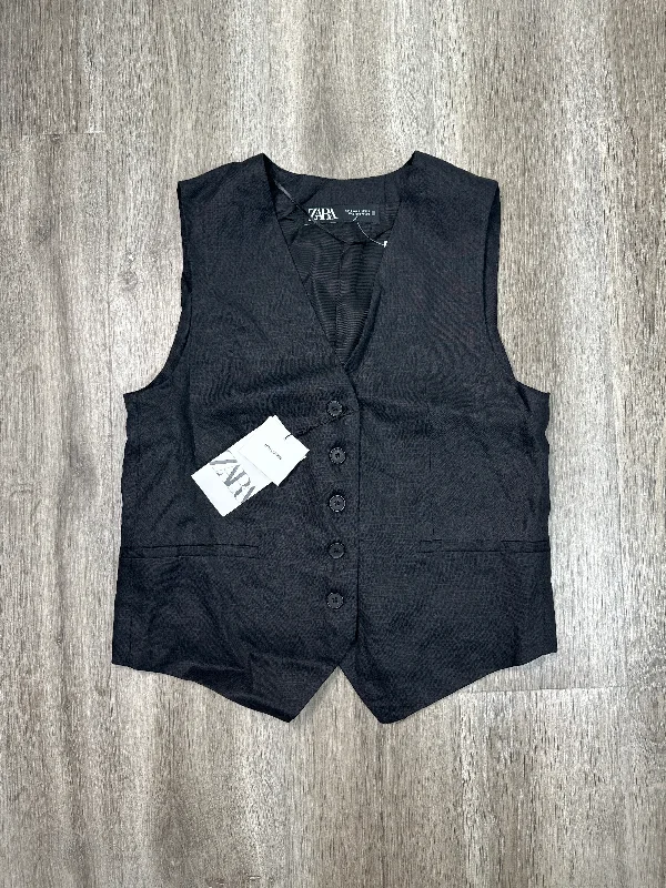 Men's Coats for Dressy OccasionsVest Other By Zara In Black, Size: S