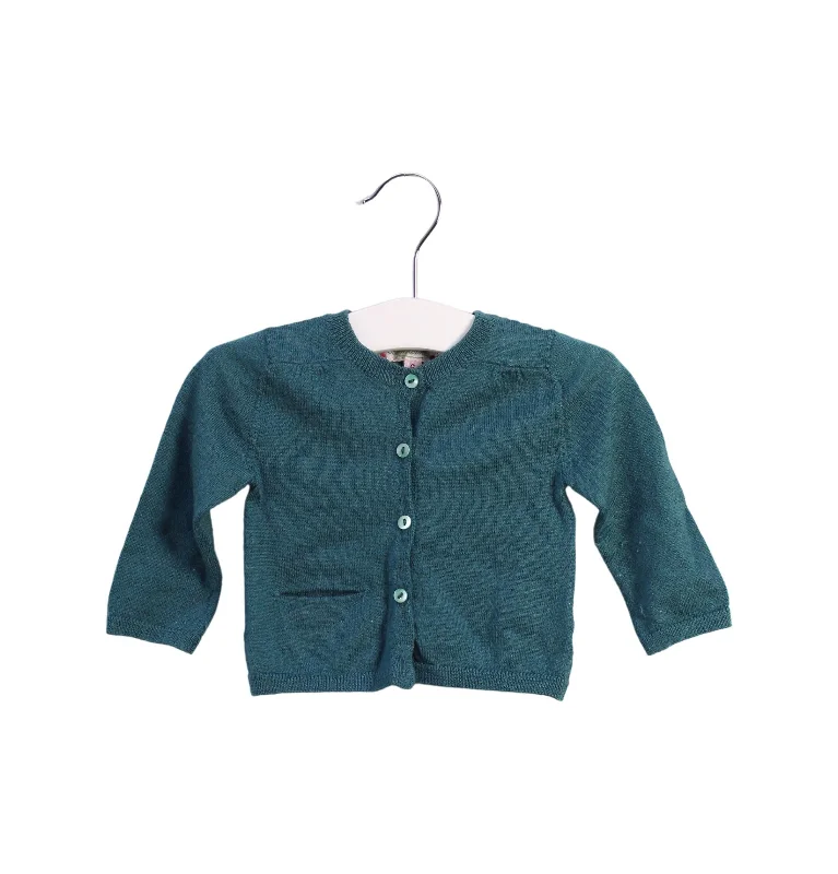 Men's Sweaters with Belt AttachmentsBonpoint Cardigan 3-6M