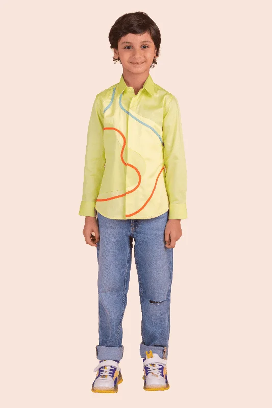 Men's Striped Shirts for a Maritime TwistPre-Order: Fabric Patching Colour Block Shirt Men's Striped Shirts for a Maritime TwistPre-Order: Fabric Patching Colour Block Shirt