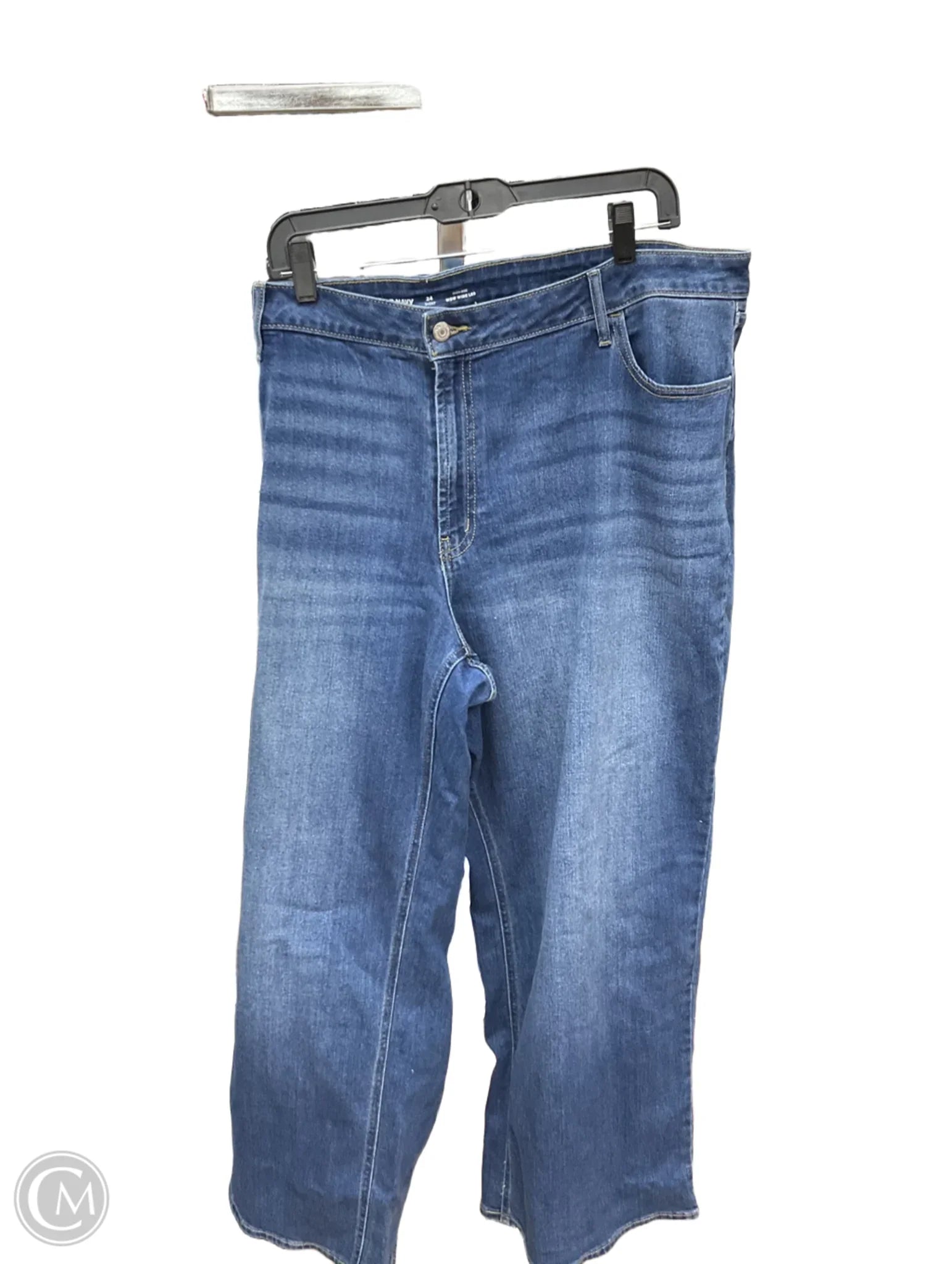 Men's Jeans with Stretch FabricJeans Straight By Old Navy In Blue Denim, Size: 24