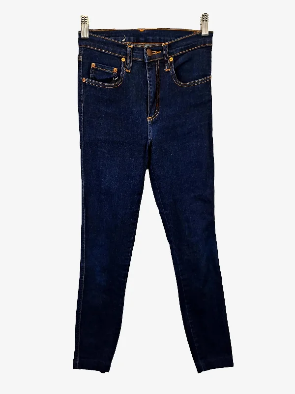 Casual Ripped Men's JeansNobody Denim High Rise Skinny Leg Jeans Size S